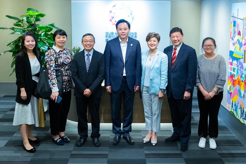 中國宋慶齡基金會副主席于群先生訪問團結香港基金