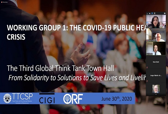  OHKF invited to third Global Think Tank Town Hall to Save Lives and Livelihoods 